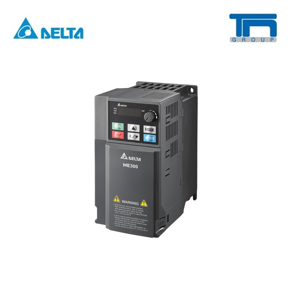 Delta Inverter อินเวอร์เตอร์ ME300 VFD7A5ME21ANNAA 2HP 1.5kW Input 220V 1-Phase Output 220V 3-Phase