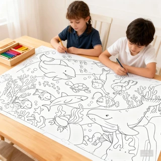 Mornington โปสเตอร์ระบายสียักษ์ ขนาด 90x63 ซม. / ชิ้น