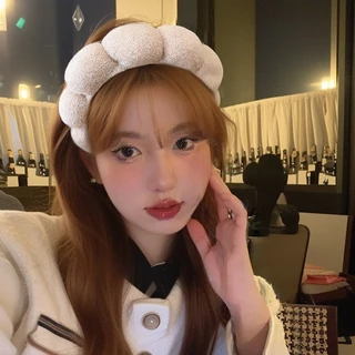 ☁️☁️ยางมัดผมน่ารักๆ ยางมัดผมรูปร่างเมฆ ผ้าอัดพลีท สไตล์มินิมอล ส่งไวจากไทย