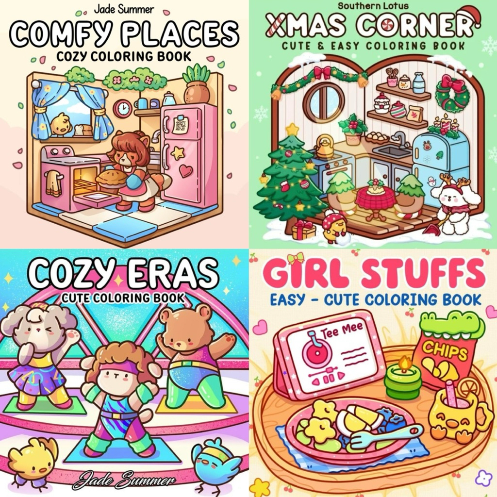 พร้อมส่งจากไทย สมุดภาพระบายสี( สันห่วง) / Coloring warehouse