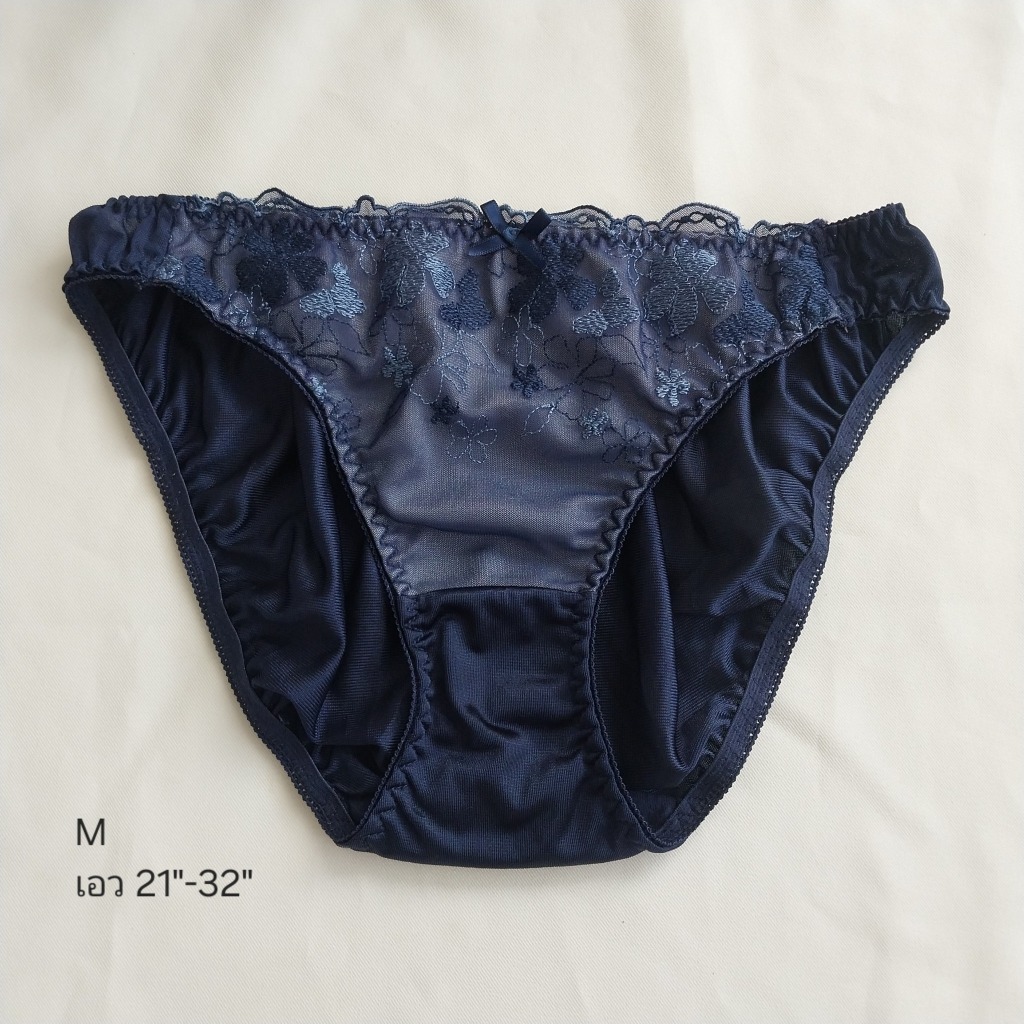 M / Tutu anna กางเกงในนำเข้าจากญี่ปุ่น ผ้าลื่น สีกรม