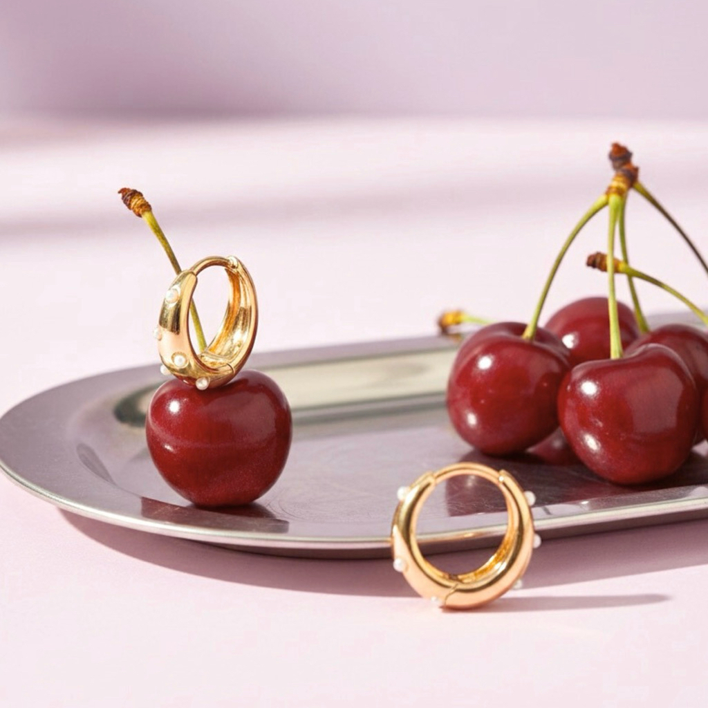 HOUSEOFMUQÉ Dewdrop Hoop