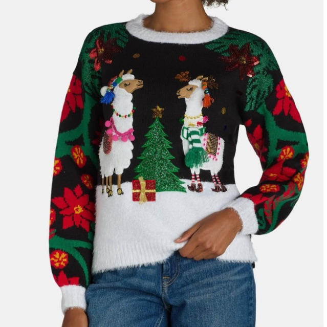Pre-loved!! Llama Christmas Sweater