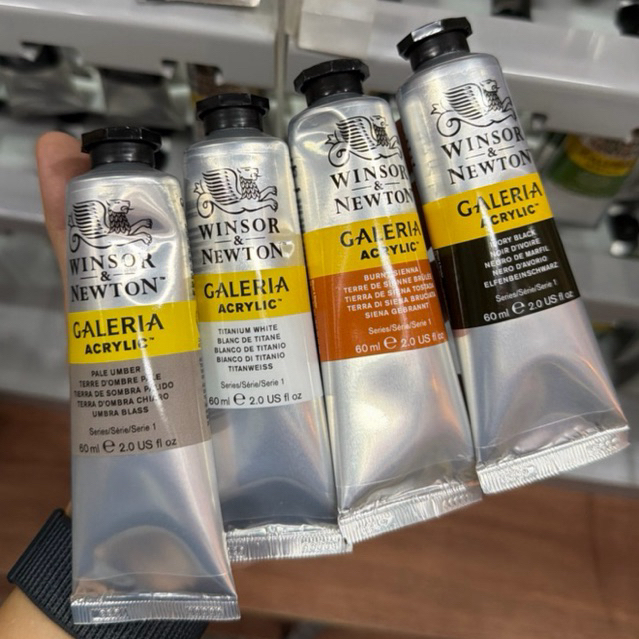 W&N (3/3)สีอะคริลิค วินเซอร์ แอนด์ นิวตัน 60ml. Winsor&Newton Acrylic 60ml.