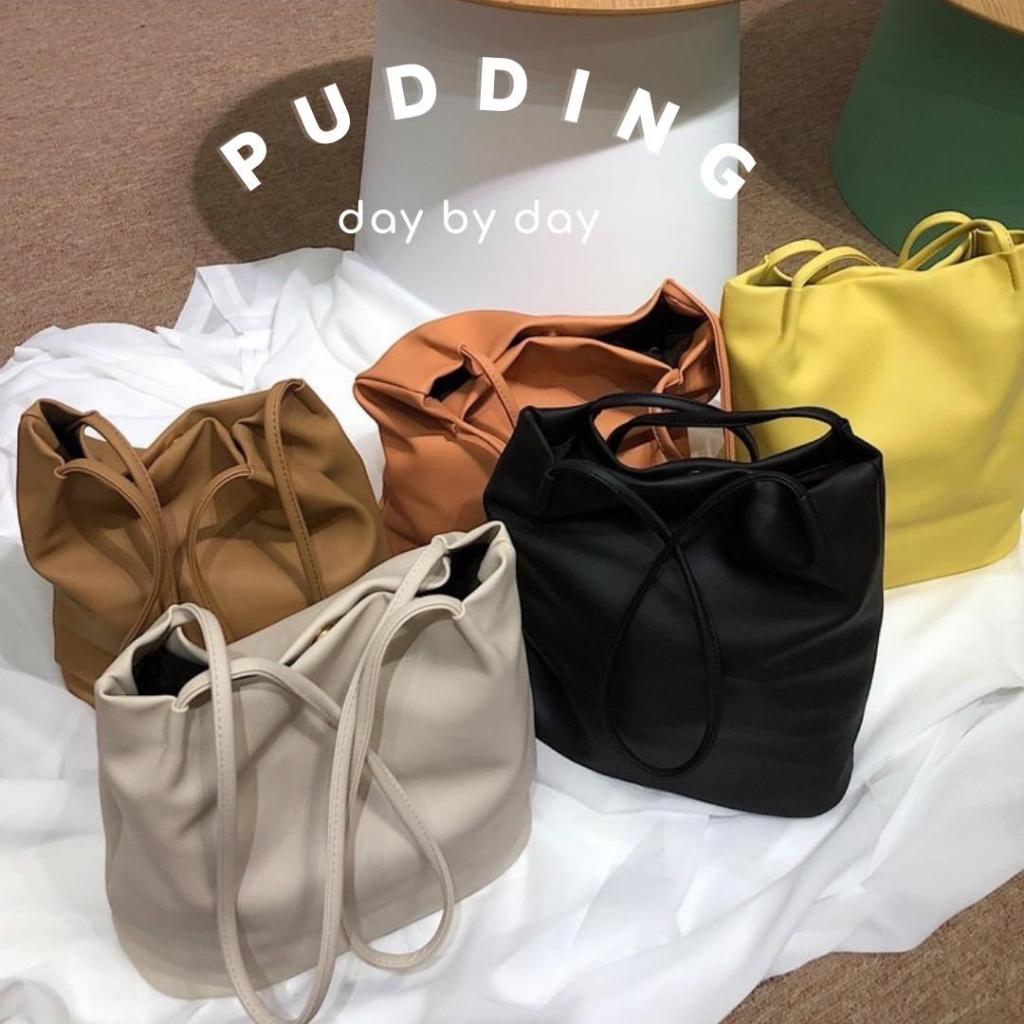 DAY BY DAY - PUDDING BAG กระเป๋า everyday bag ที่ถูกต้อง :) ใส่ IPAD ได้ สีสวยละมุน