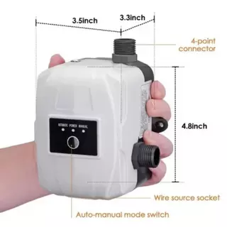 ปั๊มน้ำอัตโนมัติ 220W/180W/150W ปั๊มเพิ่มแรงดันน้ำสำหรับก๊อกน้ำ ปั๊มอาบน้ำแรงดันสูงพลังงานแสงอาทิตย์ ปั๊มน้ำอัตโนมัติ