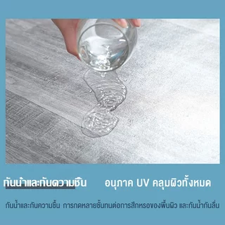 เสื่อน้ำมันความหนา (หน้ากว้าง 1-2 เมตร) 1 มิล/MM เสื่อน้ำมันปูพื้น ราคาต่อ1 เมตร วัสดุPVC กันน้ำกันลื่น ทนต่อคราบสกปรก1