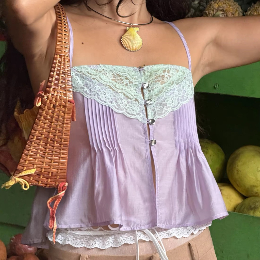 พร้อมส่ง Used Mitr Orchid Tank Top (Lilac size L)