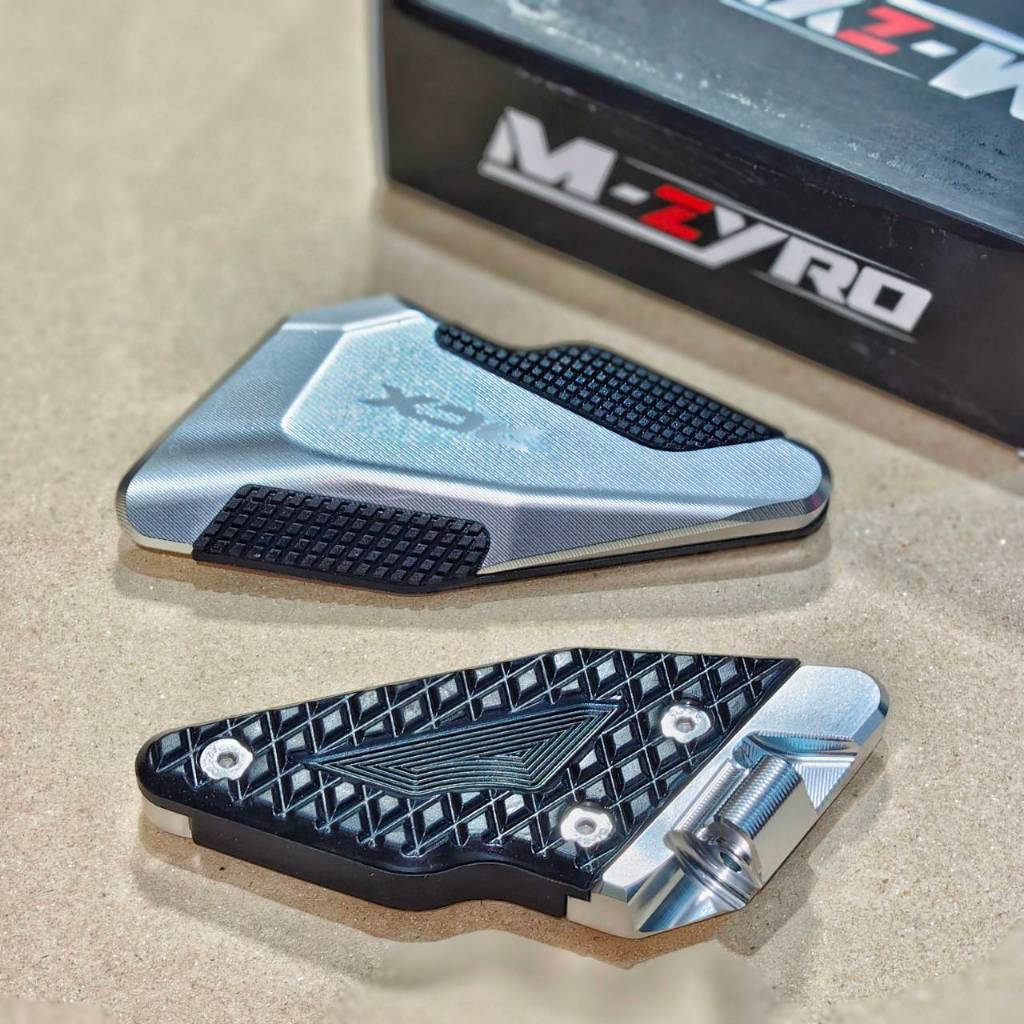 พักเท้าหลัง PCX160 ปี21-25 M-zyro  CNC 7 สี : ดำ/แดง/เงิน/เขียว/น้ำเงิน//ชมพู/ทอง 900 - รูปที่ 3