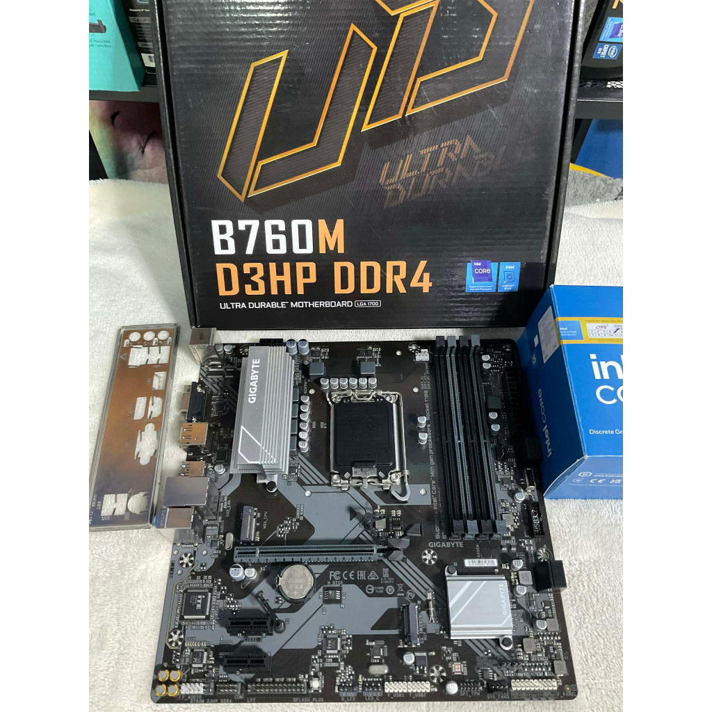🔥 ชุดคอมสุดคุ้ม! Intel i5-14400F + B760M d3hp ddr4 มือสอง  🔥