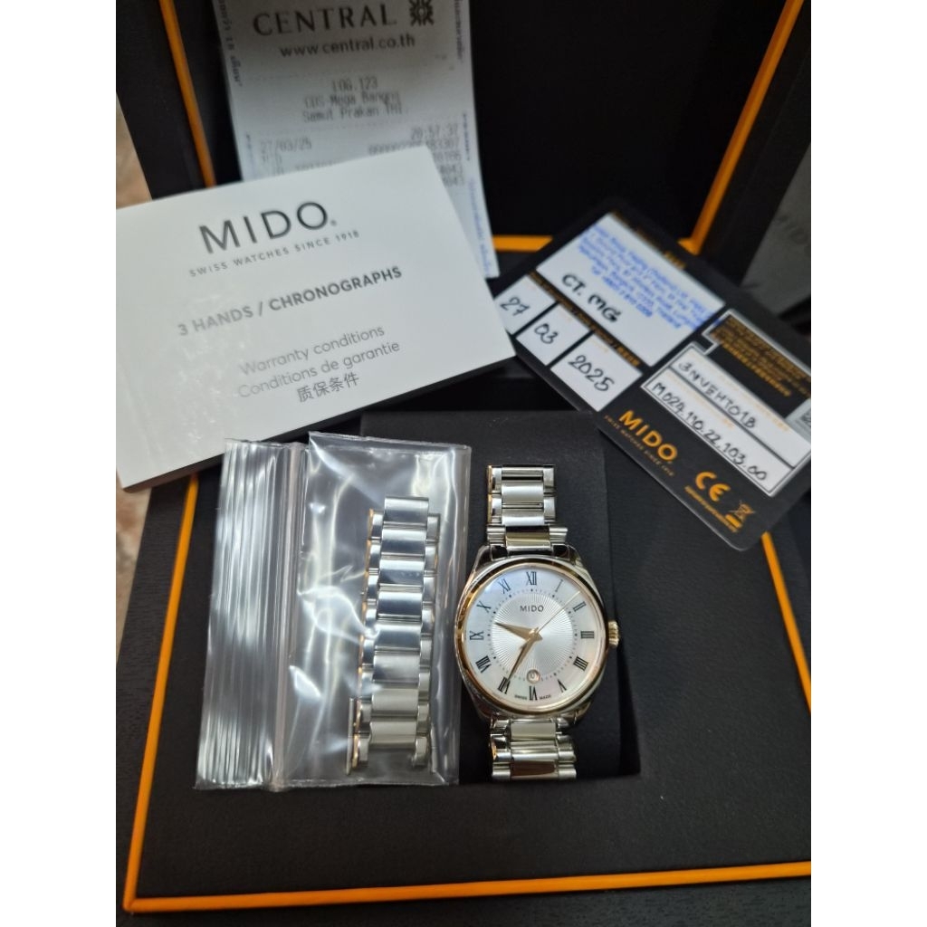 นาฬิกา ผู้หญิง Mido รุ่น Belluna Royal Lady Quartz (มือสองสภาพดี)