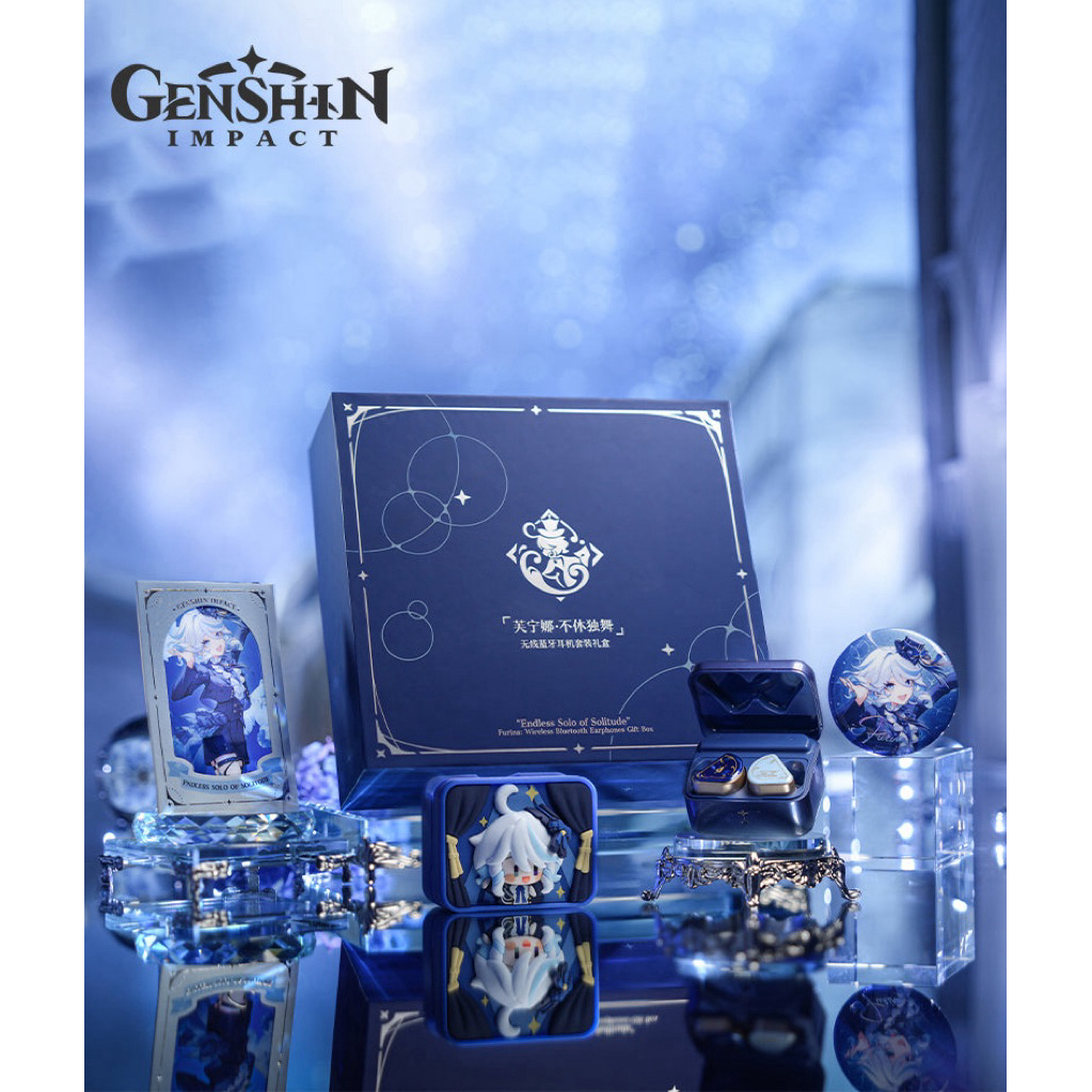 Hoyoverse Roseselsa X Genshin Impact Furina หูฟังบลูทูธไร้สาย Official Gift Box [Pre-Order]