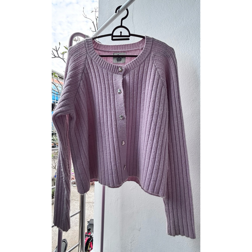 cardigan 3pcs.basket_official สี Taro 🍇