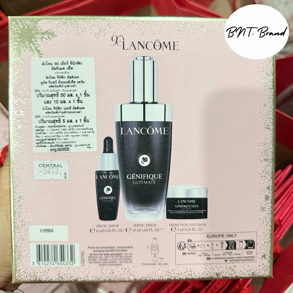 💥NEW สูตรใหม่‼️ (แท้ 100% ป้ายคิง/ป้ายห้างไทย) LANCÔME GENIFIQUE SERUM  100 ml. / 50 ml. (กรุณาสอบถามก่อนสั่งชื้ค่ะ) - รูปที่ 3