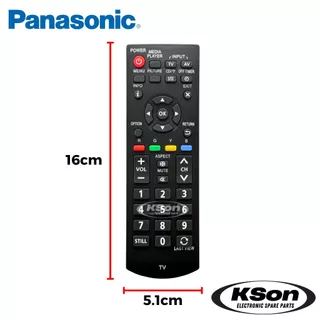 รีโมททีวี พานาโซนิค อะไหล่ทีวี Panasonic TV Remote Control รุ่น N2QAYB001116