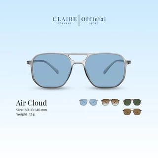 CLAIRE : (AC) แว่นกันแดด รุ่น Air Cloud เบาสบายไม่หนักหน้า แว่นกันแดดUV400