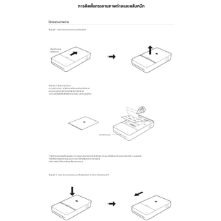 Xiaomi Portable Photo Printer Pro Paper กระดาษพิมพ์ | กระดาษโฟโต้ | 50 แผ่น I 2x3 นิ้ว