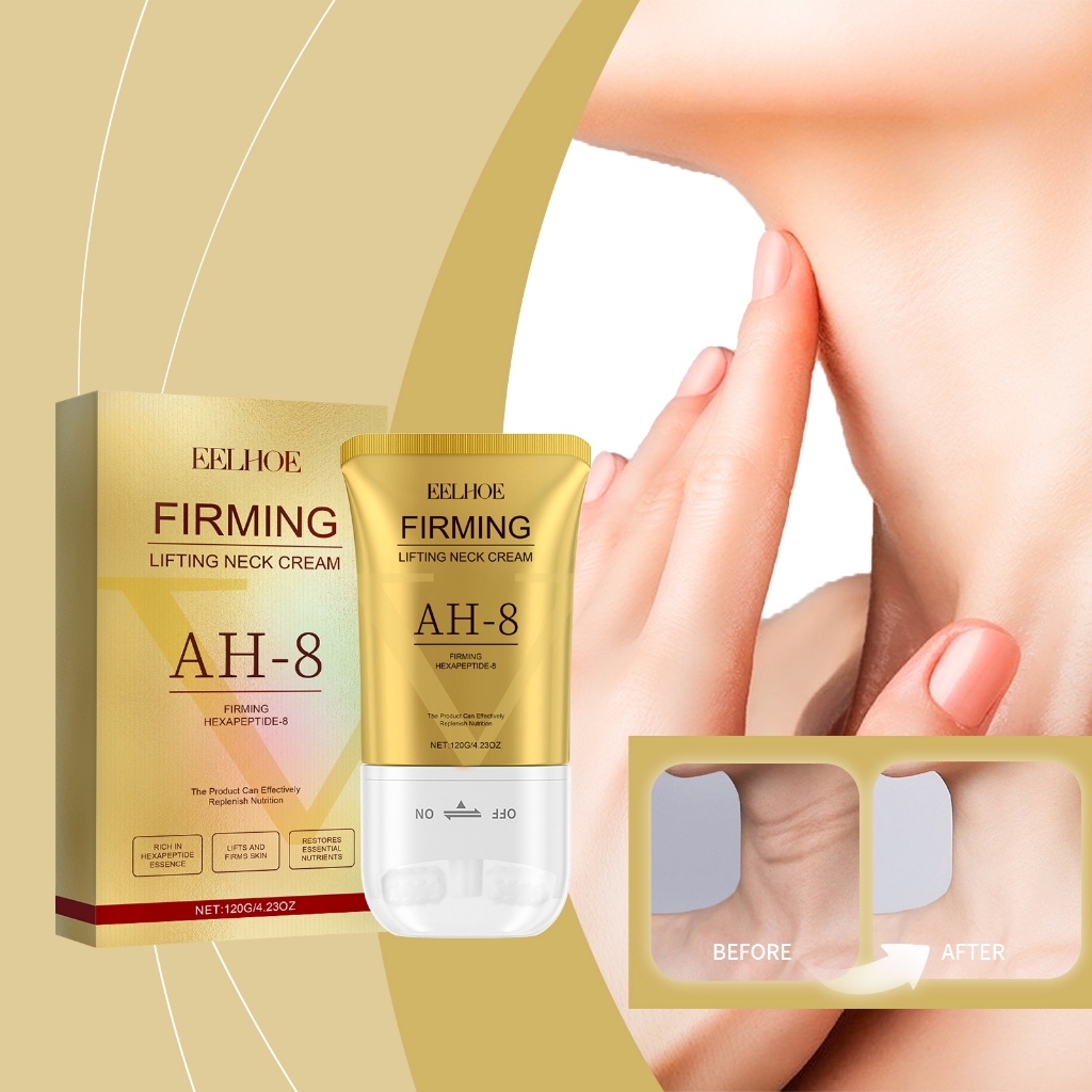 EELHOE ครีมลูกกลิ้งคอ AH-8 ครีมทาคอเป็นเส้น Roller ลูกกลิ้ง ครีม บำรุง ครีมทาคอขาว คอหงส์ บำรุงผิวคอ