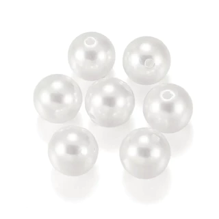 ไข่มุกอะคริลิคประดิษฐ์ ลูกปัดมุกกลม ขนาด 3mm-20mm สำหรับประดับตกแต่ง diy