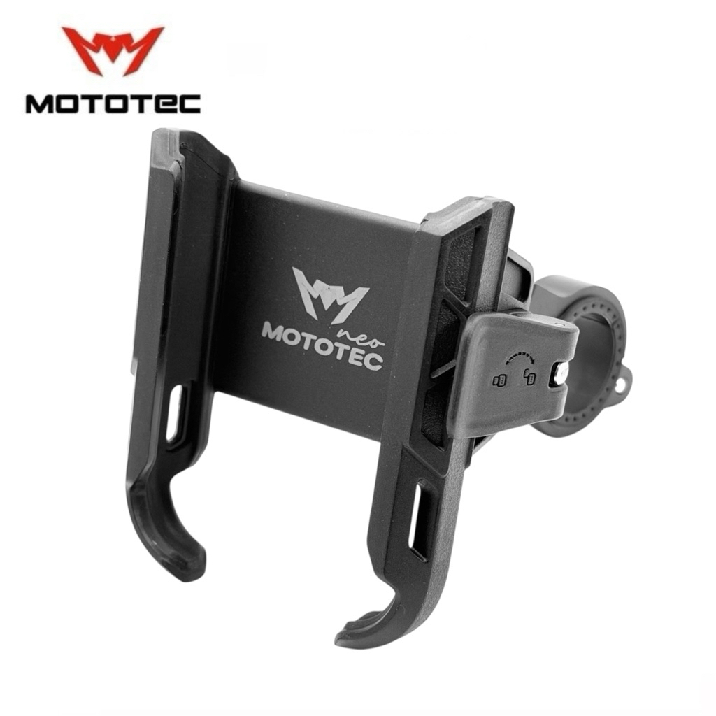 MOTOTEC [Neo Lite] ที่จับมือถือ ที่จับโทรศัพท์สำหรับติดมอเตอร์ไซด์ แบบปลดล็อคเร็วรุ่นประหยัด