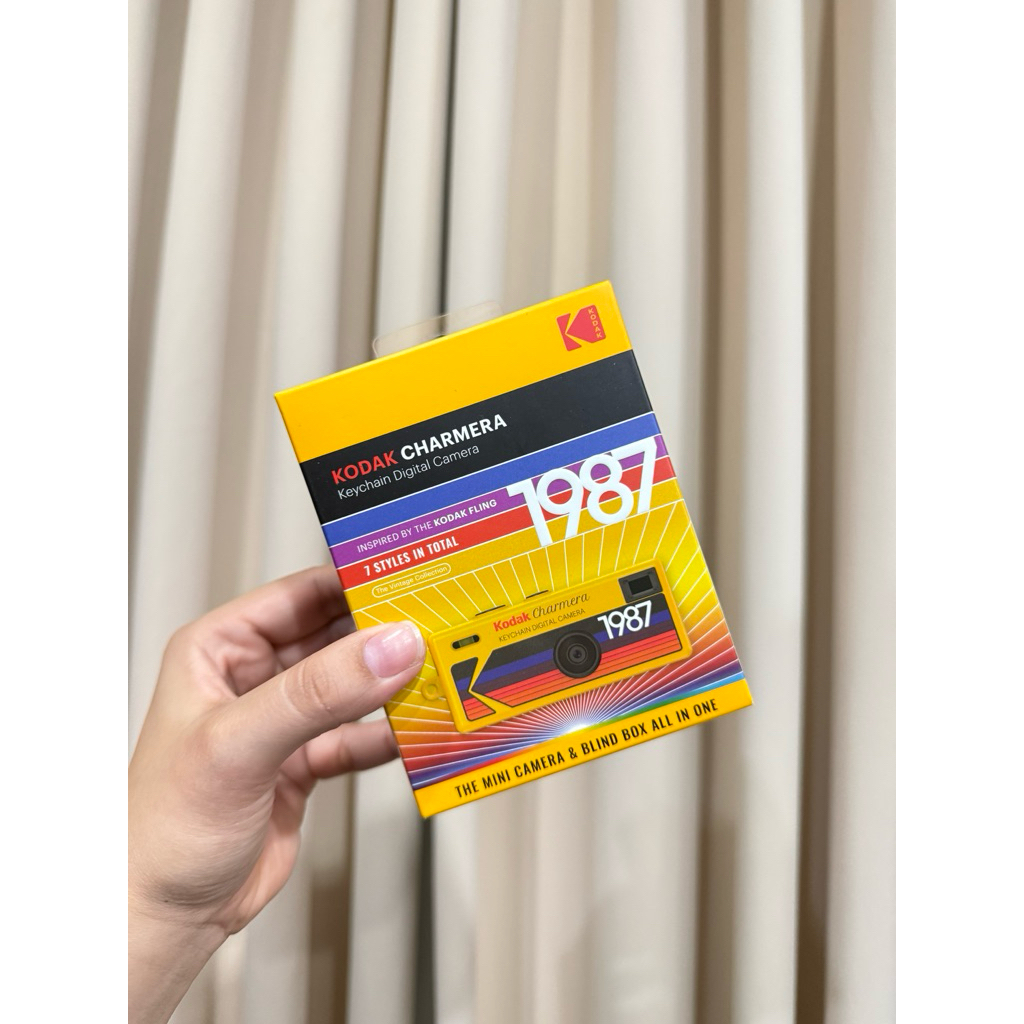 🇦🇺(พร้อมส่งในไทย) KODAK CHARMERA Keychain Digital Camera Blind Box กล้องจุ่ม Kodak Chamera 1987