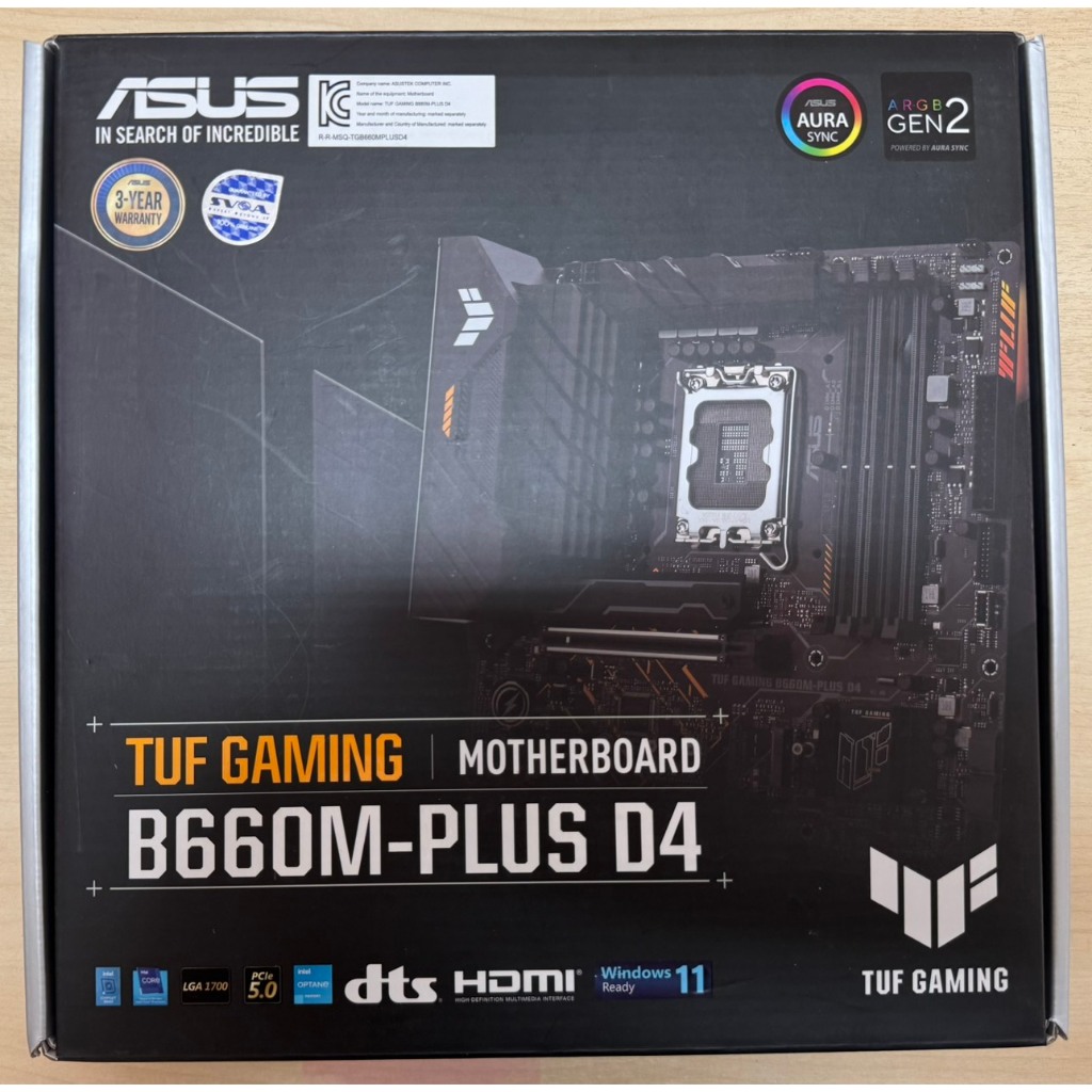 ASUS TUF GAMING B660M-PLUS DDR4 (มือสอง)