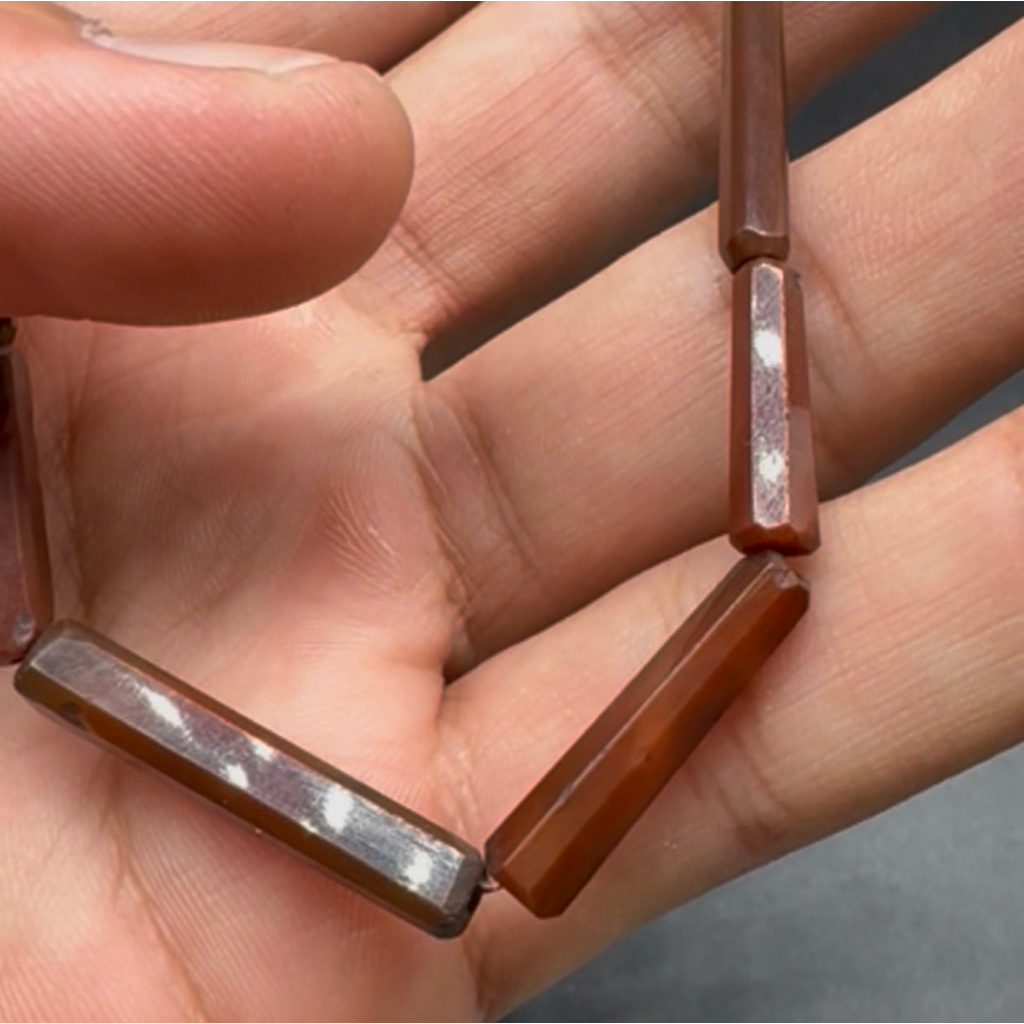 African antique agate beads