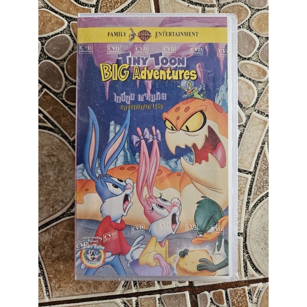 ม้วน VDO VHS การ์ตูนฝรั่ง Tiny Toon ของใหม่มือ1 (ลิขสิทธิ์แท้)