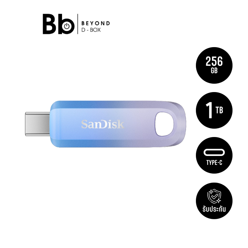 แฟลชไดร์ฟ SanDisk Creator USB Drive Type-C Blue ombre by BB Beyond D-Box