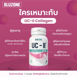 Bluzone Collagen UC-ll 40mg. 30 capsules (คอลลาเจน)