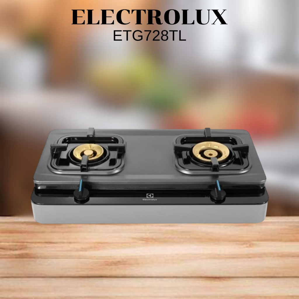 ELECTROLUXเตาแก๊สตั้งโต๊ะ 2 หัวแก๊ส รุ่น ETG728TL