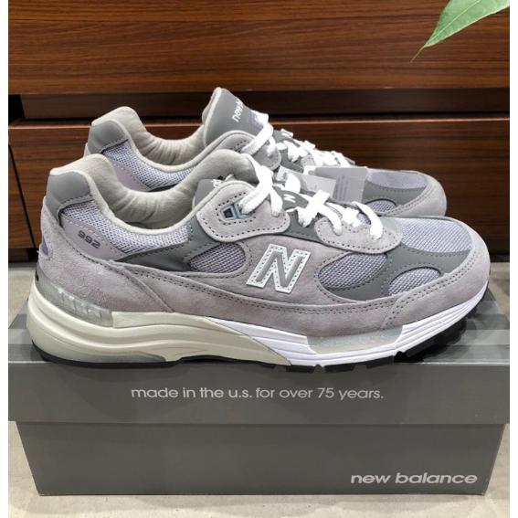 New Balance  992 NB M992GR  Grey  ของแท้ 100%