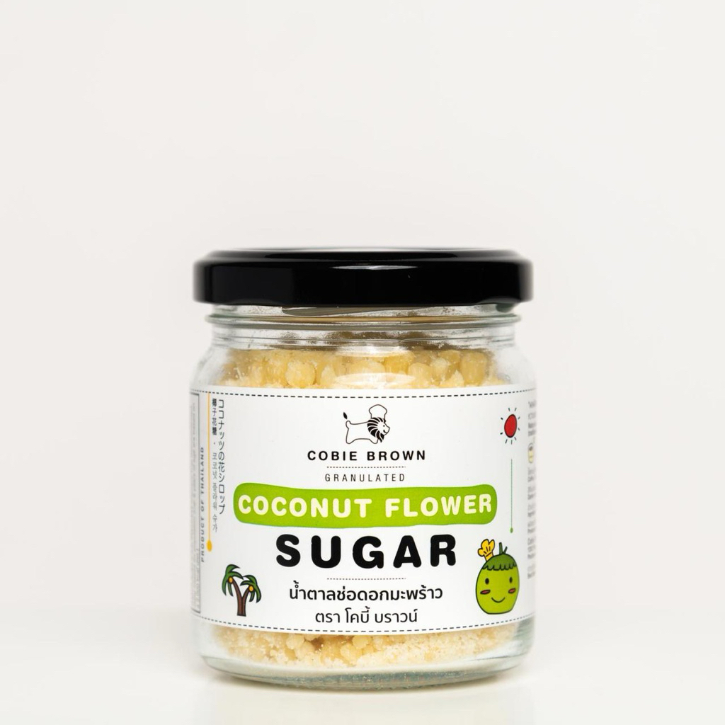 East Cobie brown coconut sugar 133 g.  น้ำตาลช่อดอกมะพร้าว