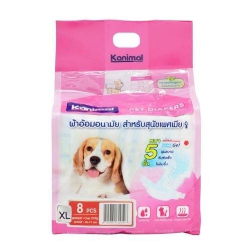 Kanimal Pet Diapers ฝึกขับถ่าย แพมเพิส สุนัขเพศเมีย มี 5 รูปที่ 2