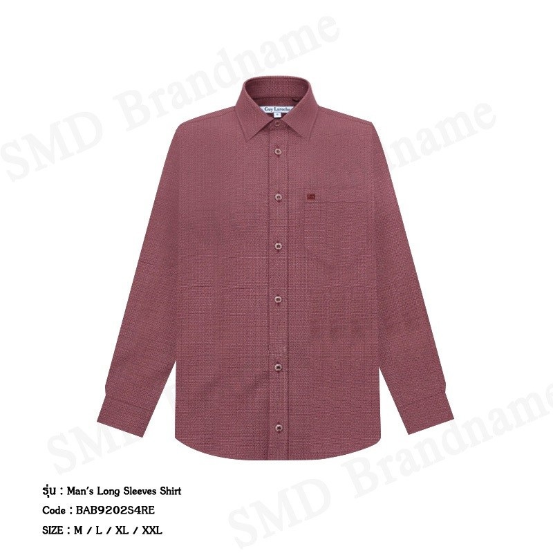 Guy Laroche เสื้อเชิ้ตแขนยาวผู้ชาย รุ่น Man's Long Sleeves Shirt Code: BAB9202S4RE