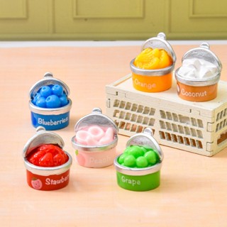 j662 กระป๋องผลไม้จิ๋วที่น่ารักดีไอวายเซ็ตละ6 ชิ้่น