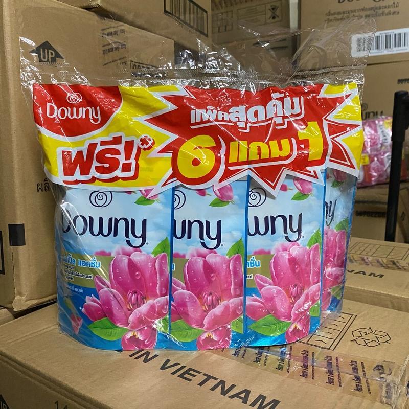 [ 7 ถุง ] น้ำยาปรับผ้านุ่มดาวน์นี่ 100 มล ไฮยีน + คอมฟอร์ท 110 มล