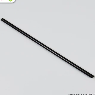 หลอดตรงปลายแหลม หลอดตรงห่อฟิล์ม มี 2 ขนาด สีดำ สีทอง 21 cm. (100เส้น) ยี่ห้อ JT