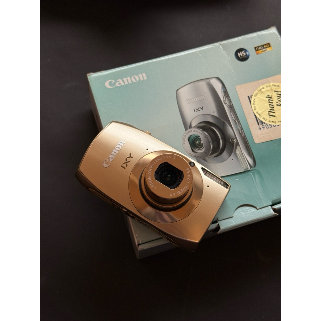 Canon Ixy  32S gold full box