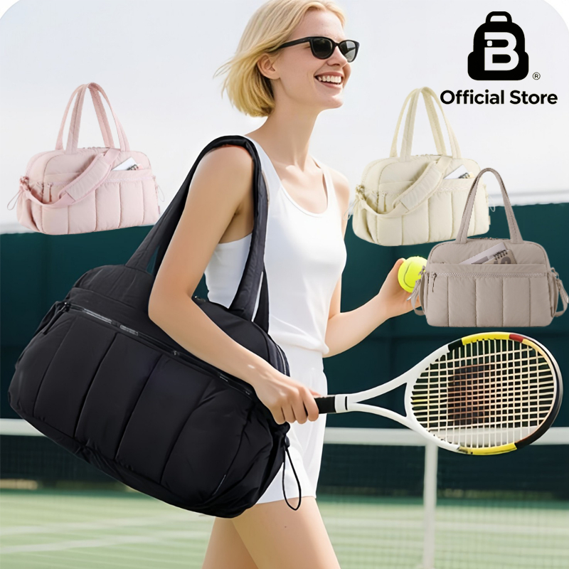 หู กระเป๋าดัฟเฟิลเดินทางสําหรับผู้หญิง,ความจุขนาดใหญ่น้ําหนักเบาสไตล์เมฆกระเป๋าออกกําลังกาย,ทนทานกันน้ําทริปสั้นพร้อมแห้