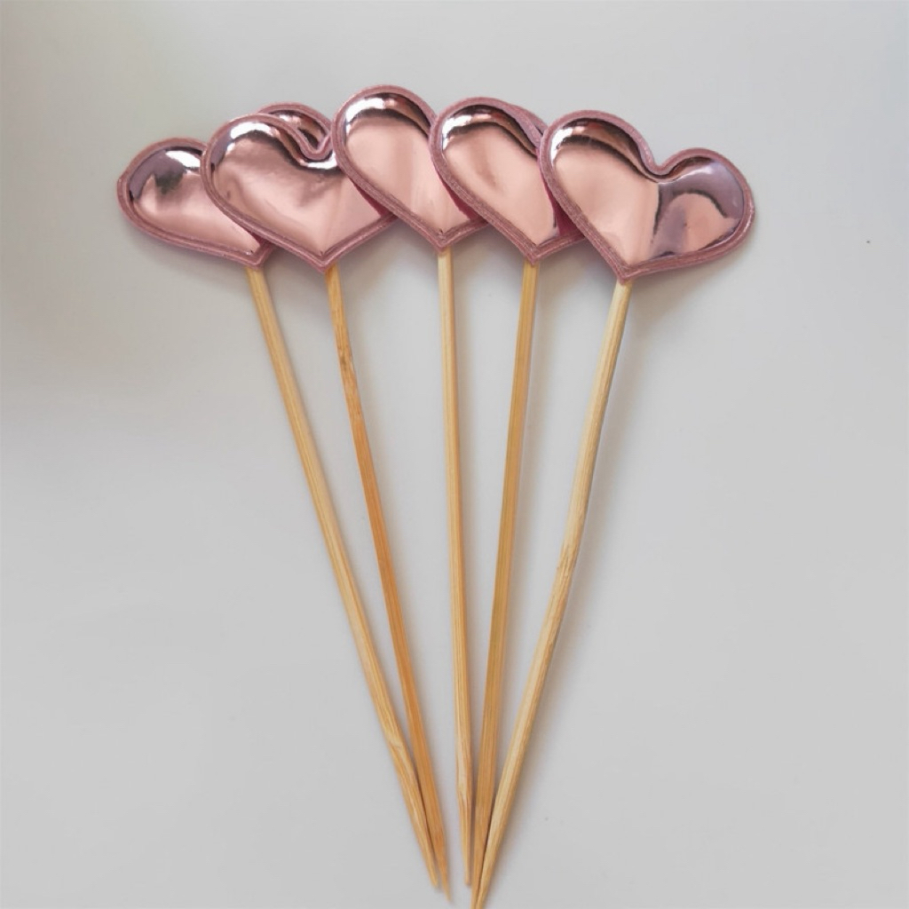 ไม้จิ้มผลไม้ ไม้จิ้มค็อกเทล บรรจุ 100 ชิ้น ( คละสี )