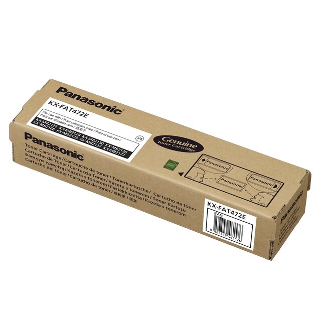Panasonic KX-FAT472E 472 โทนเนอร์ สีดำ เครื่องแฟกซ์
