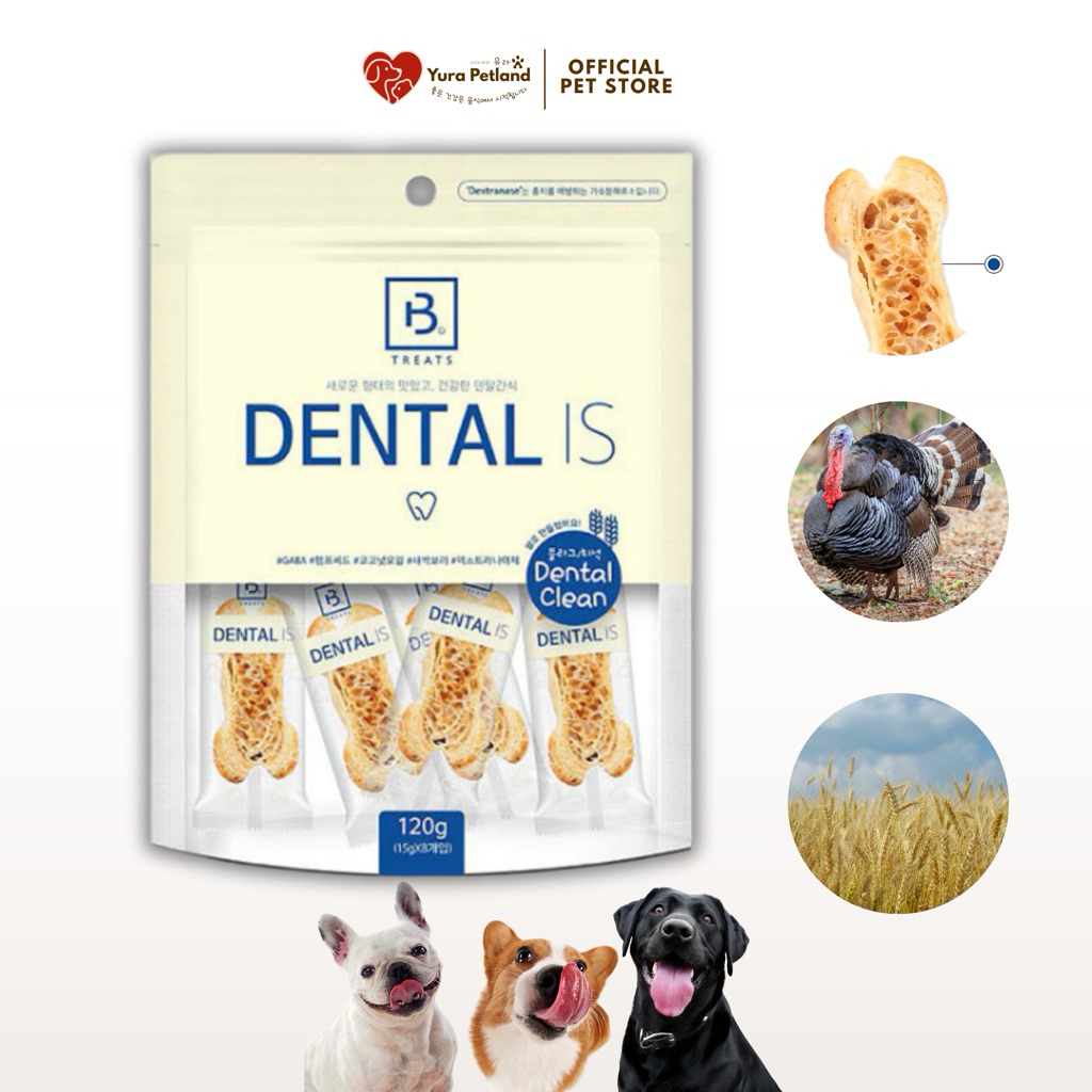 ขนมขัดฟันสุนัข Dental IS นำเข้าจากเกาหลี Breeder Labs