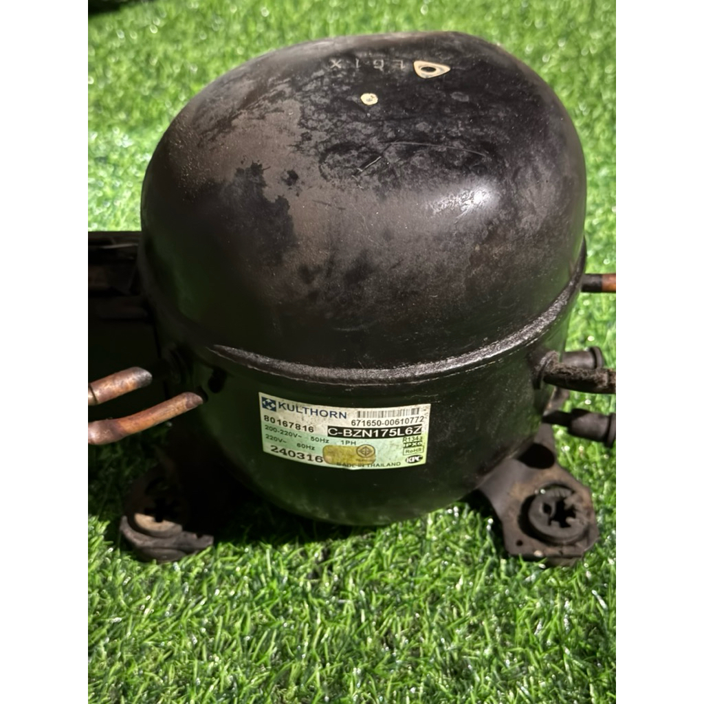 คอมเพรสเซอร์ตู้แช่ CBZ-N 175L6Z(5ท่อ) มือสอง1/4แรง