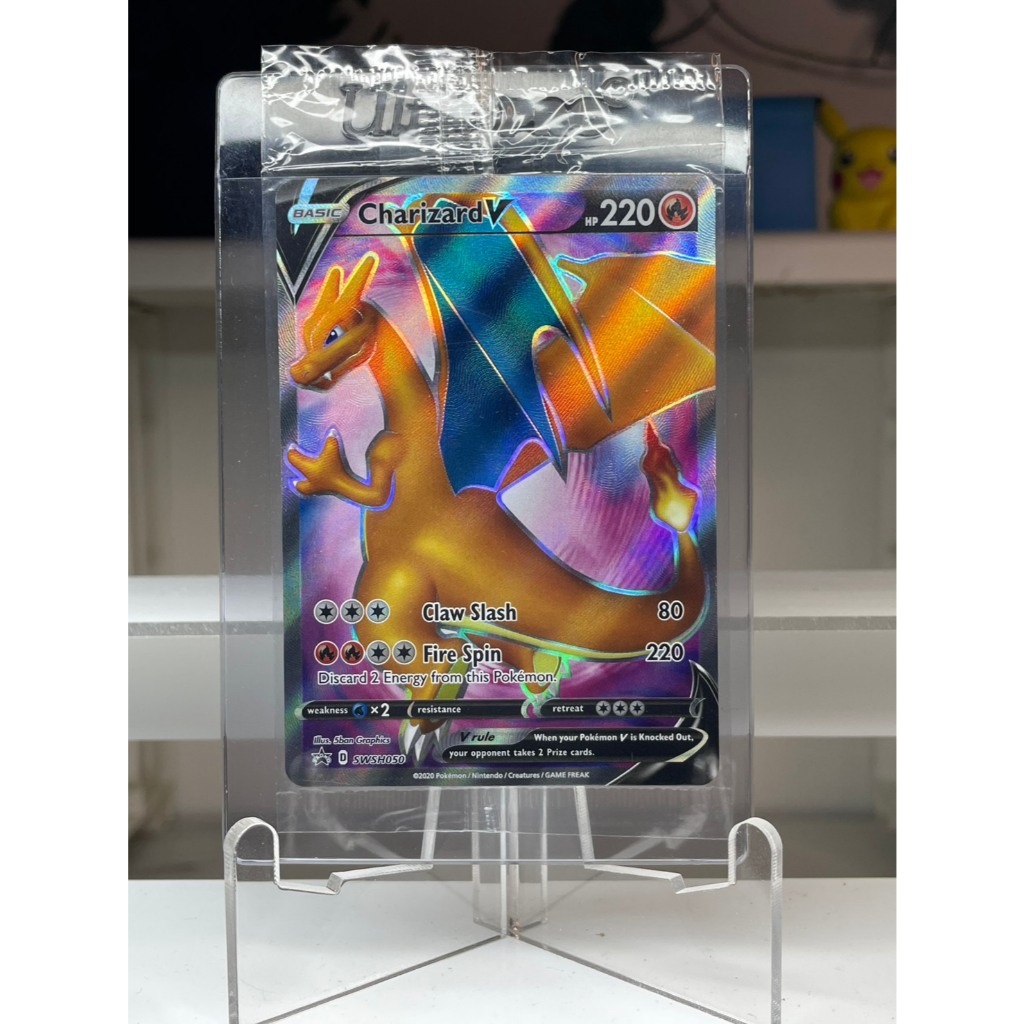 การ์ดโปเกมอนลิซาร์ดอน V Promo)] Charizard V Promo