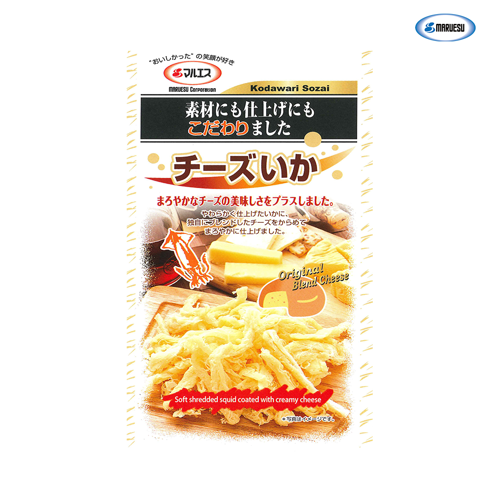 MARUESU Cheese Ika Dried Squid 24 g.