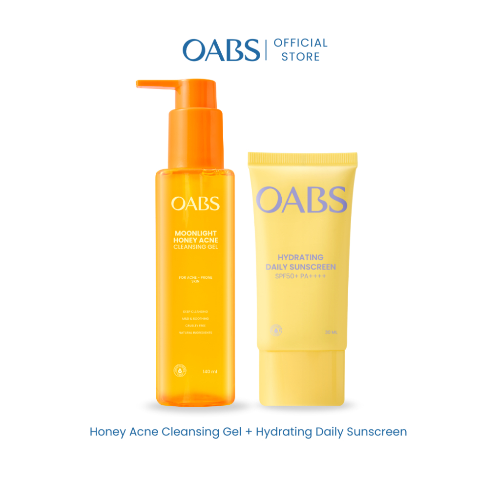 OABS Daily Sunscreen + Honey Cleansing Gel