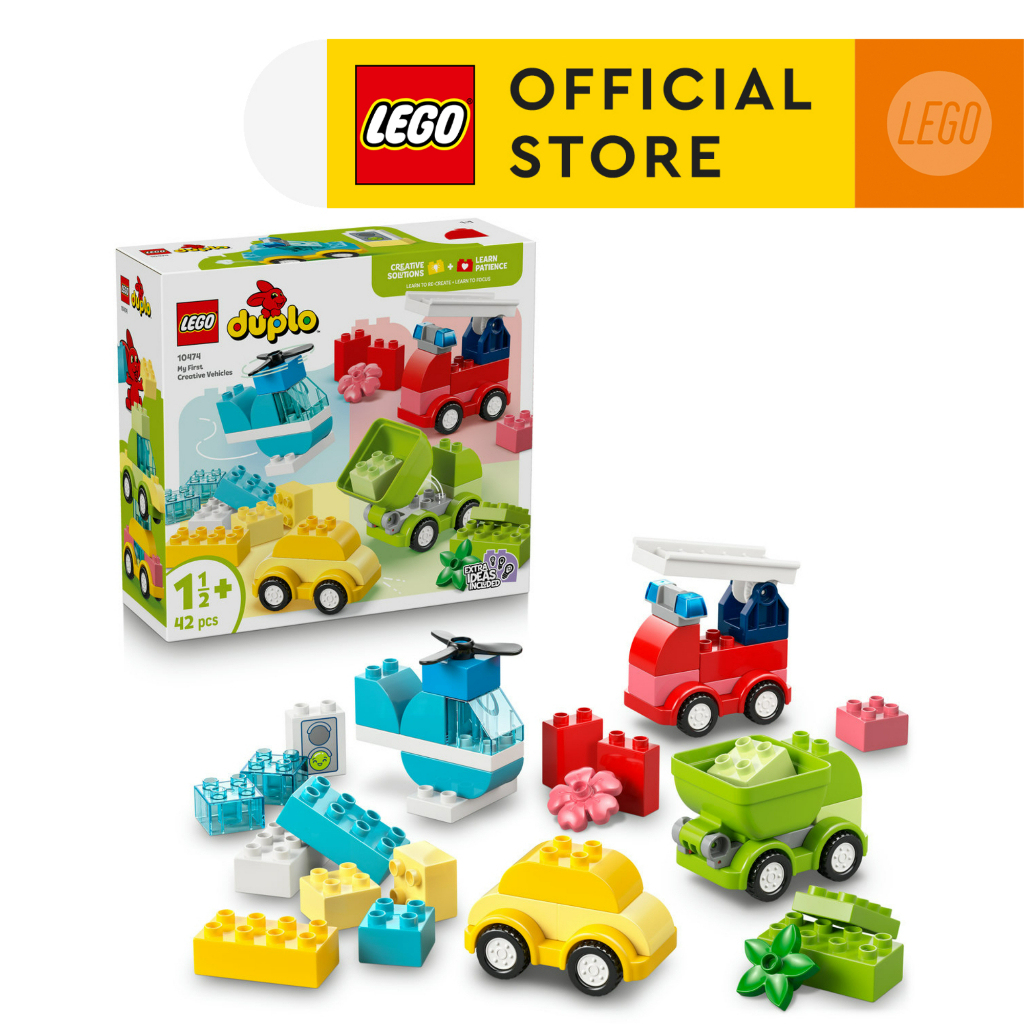 LEGO DUPLO My First 10474 Creative Vehicles (42pcs.), Building Blocks, Kids Toy