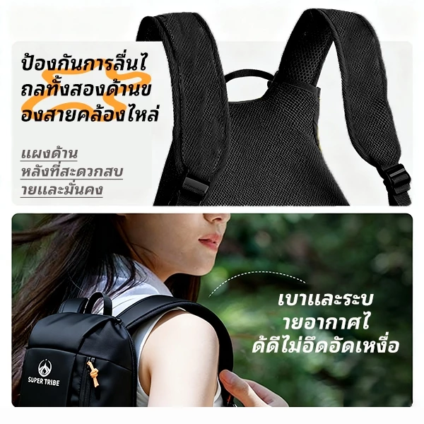 กระเป๋าเป้ปีนเขา เดินป่า กันน้ำ Outdoor Backpack thumbnail 6
