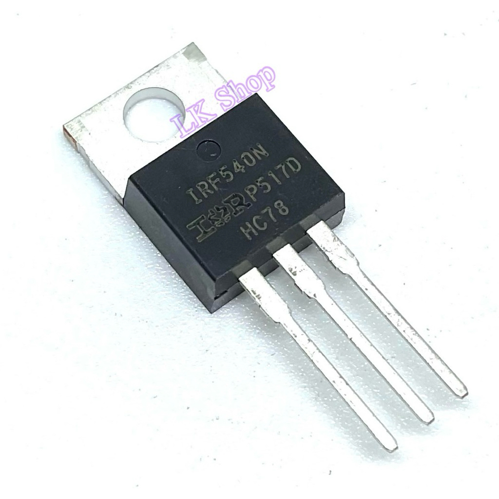 (แพ็ค5 ชิ้น) IRF540N IRF 540 มอสเฟต TO-220 MOSFET N-Channel